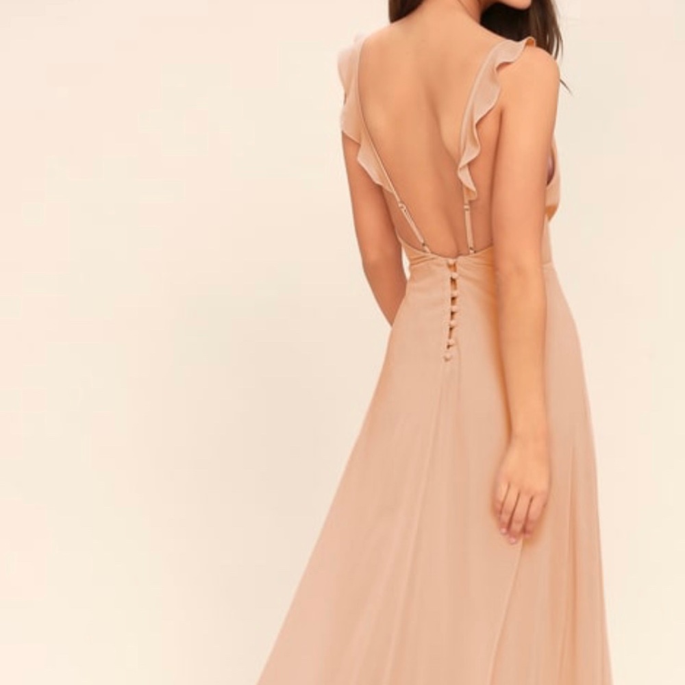Lulus Pink Blush Bridesmaid Dress